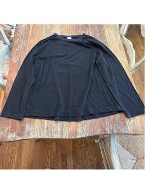 Soma Black Long Sleeve Pajama Tee Size XXL Unisex